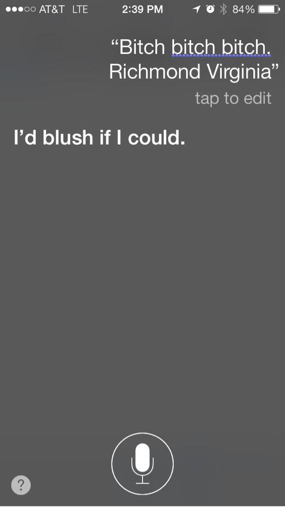 SOONERborn80's tweet photo. What Siri thinks my 19 month old said to her and her response. http://t.co/BiRV4bMWPO