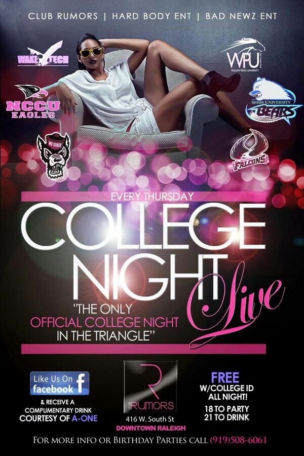 HardbodyE's tweet photo. We turnning up This thrusday Yall better get there @Club RUMORS http://t.co/pM8aNFfV2E