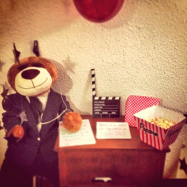 Fiesta de cine. Gracias gracias y mil gracias pequeñas pimpollos 😍