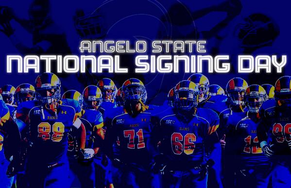 LoneStarConf's tweet photo. RT @AngeloSports: #RamFam be sure to check out Angelo Sports for up-to-date information on the Ram signees. http://t.co/BfnwXSF4Jj #LSCNSD