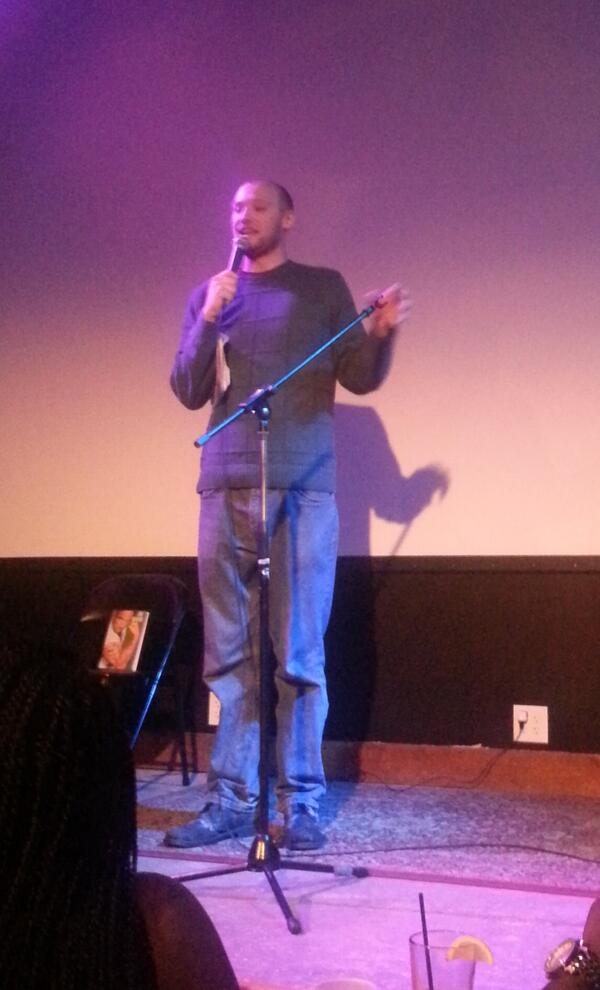 YesFriendRadPer's tweet image. #YFRP with @NathynwithaY doing @BrodyismeFriend #BlackStar #ArtYouCanLaugh@ @2hourcomedyhour #GotCutAndHadToDoA42x42