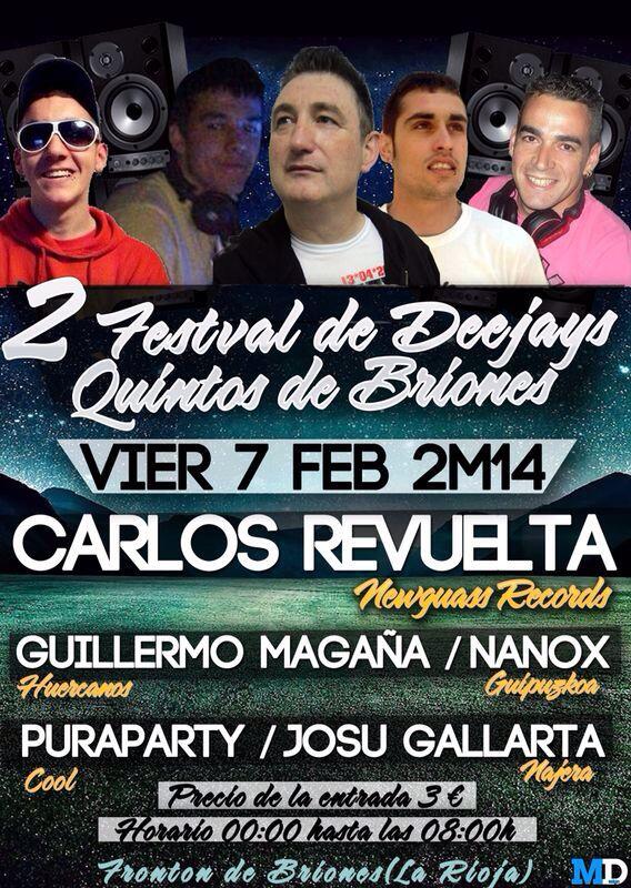 isra_briones's tweet photo. La vamos a liar chavales! Mucho tiempo esperando y organizando y tan solo quedan tres dias ;)) #QuintosTechnoFestival http://t.co/K8bzyhEhBi