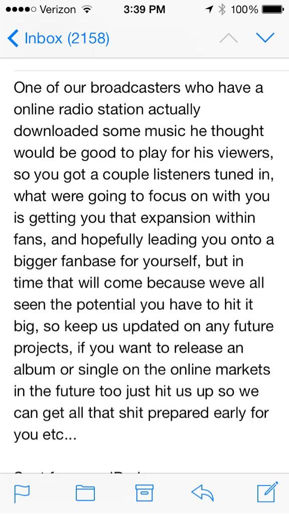 KidCaliMDMG's tweet image. I love these types of #emails. #ProgressIsKey. #HardWork gets noticed, stay #humble, and #invest in yourself. #MDMG