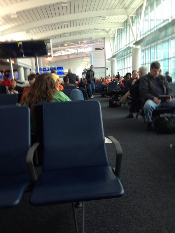 Hanging in Houston Intercontinental Airport