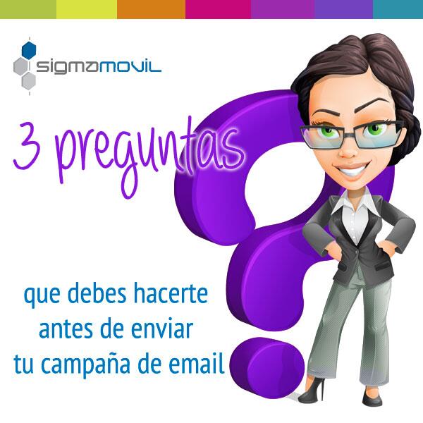 SigmaMovil's tweet image. "3 preguntas que debes hacerte antes de enviar tu campaña" Visita nuestro blog #StepDigital ow.ly/thISI ·
