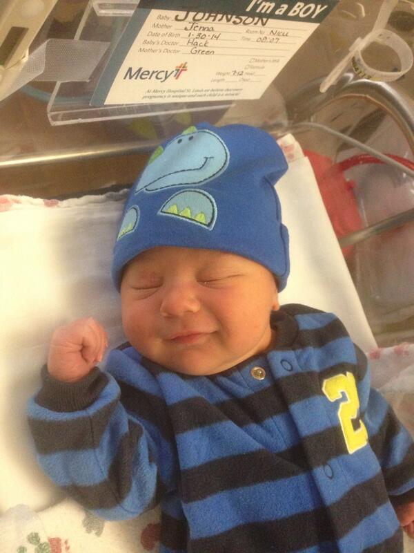 BNATE008's tweet photo. Ryland Rex Johnson 7lbs. 12oz. 21 inches. I couldn't be more proud. http://t.co/7fV3Fk1g9x