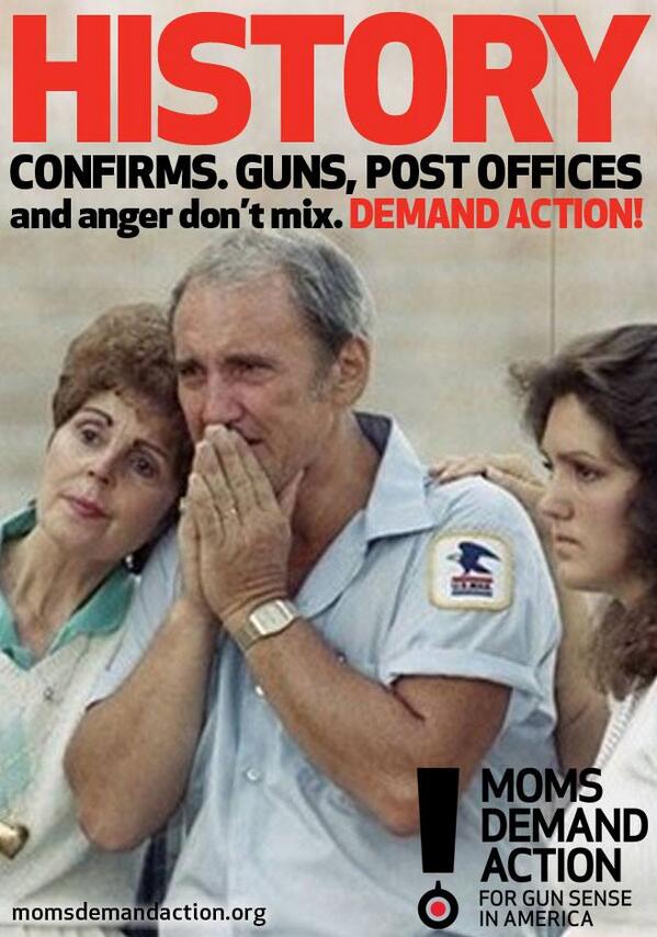 Elizbethperkins's tweet photo. URGENT: Ask committee to vote NO on guns in post office. Click here: http://t.co/DBqXOWpD2b #gunsense #dontgopostal http://t.co/fv0naRVnrz
