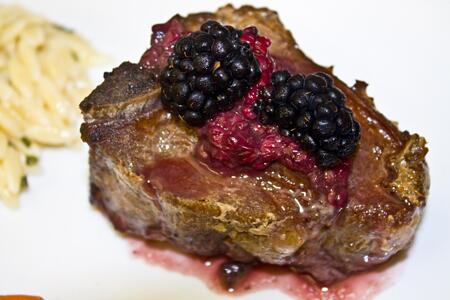 MyCaveRecipes's tweet photo. Broiled Lamb with Blackberries - a huge hit with the adults (all came back for more) but not so much for the kids. http://t.co/GnOMIlXUDD