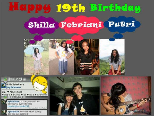 heyDIXZY's tweet photo. Good morning! Say hey to our birthday girl, @shillafebriani! We love you Shillaaaw~ http://t.co/eoE4fNvww2