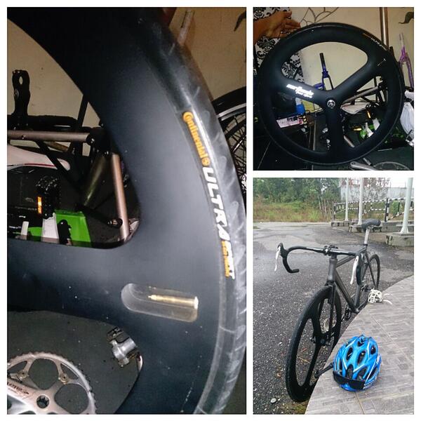 dwiazrul's tweet photo. WTS front trispoke specialized, atau trade dgn mavic ellipse | pin : 763F1639 #fnfjb #fpjb #rbjb http://t.co/EOP28ZJ9bt