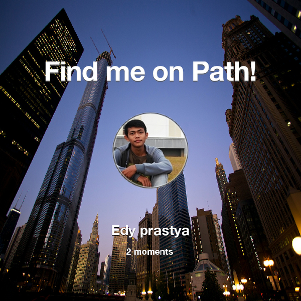 edydhie's tweet photo. Find me on #Path now! Go to: http://t.co/Xw02PbpExH! #thepersonalnetwork http://t.co/7xi3ebAOvk