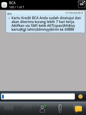 AwangKumboro's tweet photo. @HaloBCA tanggal 17 Januari saya mendapatkan informasi bahwa CC BCA akan dikirim 7 hari kerja. skrng blm sampai juga http://t.co/aduPXDGExK