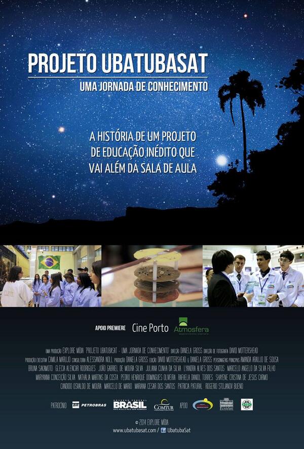 etexto's tweet image. Já temos a data do lançamento do documentário projeto Ubatubasat ! Será  18/02 no Cine Porto Ubatuba (SP)