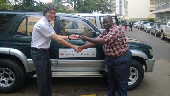 ADCinUganda's tweet photo. South Western Umbrella of Water and Sanitation #swUws now again mobile to ensure access to clean water #Uganda http://t.co/nrjJGRFOlz