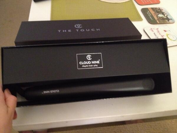 samanthacz's tweet photo. Pretty impressive gift from work!! Bye, bye Mr GHD! Cc: @clairegpw http://t.co/2o1xuyTwhi