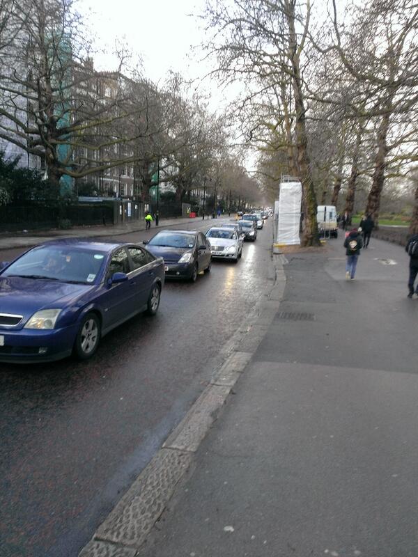 markath's tweet image. Traffic in London insanely busy because of tube strike. Train pleasantly empty however.