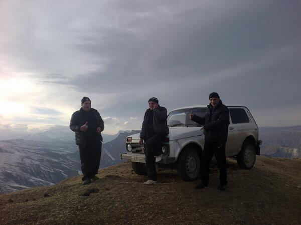 мы на  высоте гунибских гор