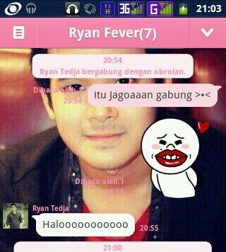 RYANFEVERJATIM's tweet photo. aku ga pake line pakenya whatsapp :| RT @RyanFeverIND: siapa lagi yg mau join >•< #1stAnniversaryRyanfever http://t.co/qb5rTZGsS1