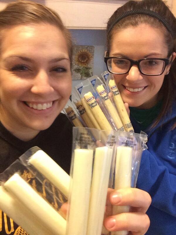 sunshineymel's tweet photo. No string cheese shortage for us! #cheeselove @KellyandMichael @SarahAllen43 #stringcheeselove http://t.co/FStA7APAgG