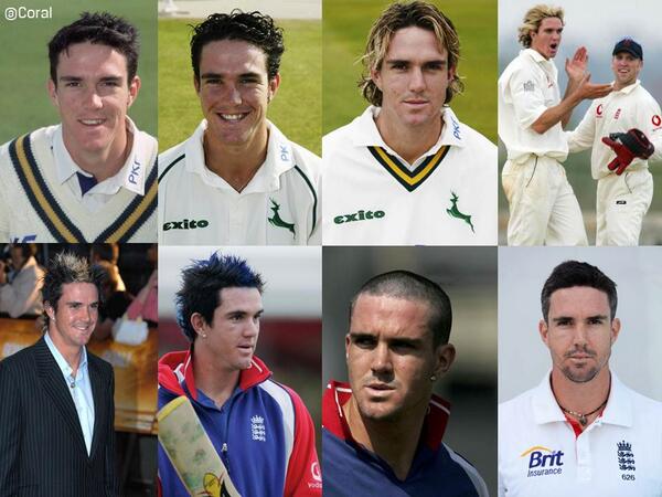 Coral's tweet photo. We look back on Kevin Pietersen's career, in haircuts... http://t.co/o5uIIUKpfG