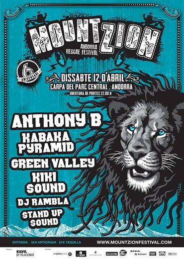 arrelart's tweet photo. Un año mas, la que se va a liar en Andorra.. #MountZionFestival #AnthonyB @GreenValleyBand @Kabakapyramid #Standup http://t.co/fElJqMq4YV