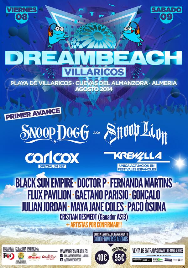 paulasaura's tweet photo. "@DreambeachFest: Para los despistados...tenemos las primeras confirmaciones! #GoVillaricos http://t.co/it7FNrmzu1" @ClauSanchez23