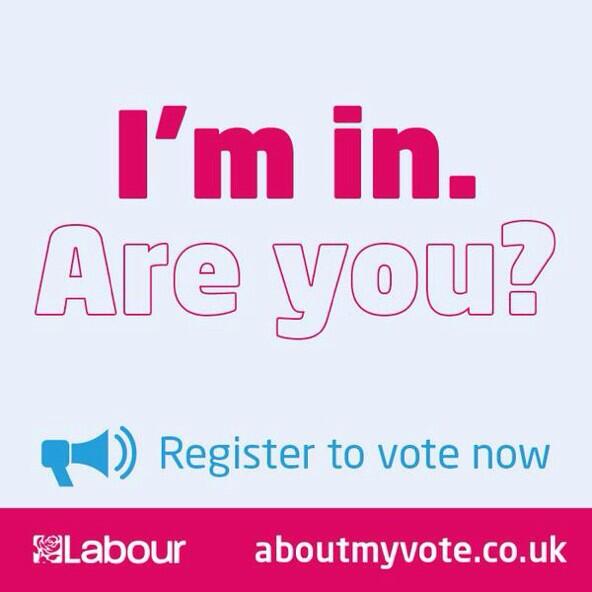 bexbailey's tweet photo. Today is National Voter Registration Day. Make sure you register to vote at http://t.co/nplYaLIwzo http://t.co/3a72rGEHM4