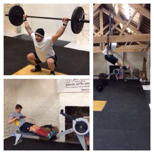 ONEandALL_2014's tweet photo. @MJDW10 and @jimsy85 getting some training in #snatch #muscleup #row #oneandall http://t.co/r675UBrtxG