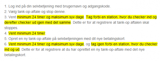 schaufuss's tweet image. Den officielle måde at skifte betalingskort, hvis du har en tank-op aftale på dit rejsekort. #useability #fail