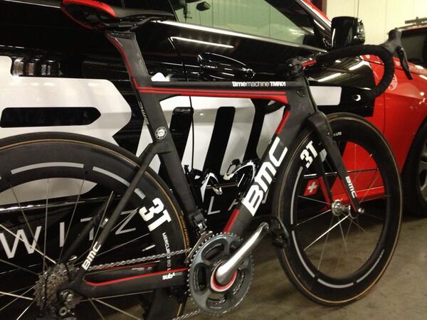 RikVerbrugghe's tweet photo. New bike for the @BMCDevoTeam great stuff and nice wheels @3TCycling youngsters are you ready to @Ride_BMC http://t.co/qBKrduKUXR