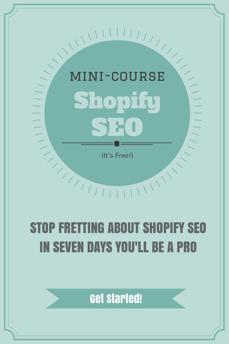 I just published a free mini-course covering SEO on @Shopify. Feedback welcome.  http://t.co/YwRNgAtWQr<a href="/tag/shoelessceo"class="tags"><span>#shoelessceo</span></a><a href="/tag/shopifyunite"class="tags"><span>#shopifyunite</span></a>