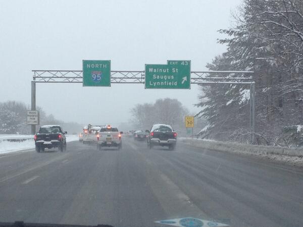 Slow going but not bad road conditions give a smile or hug to the dpw/plow guy/gal #wcvbsnow