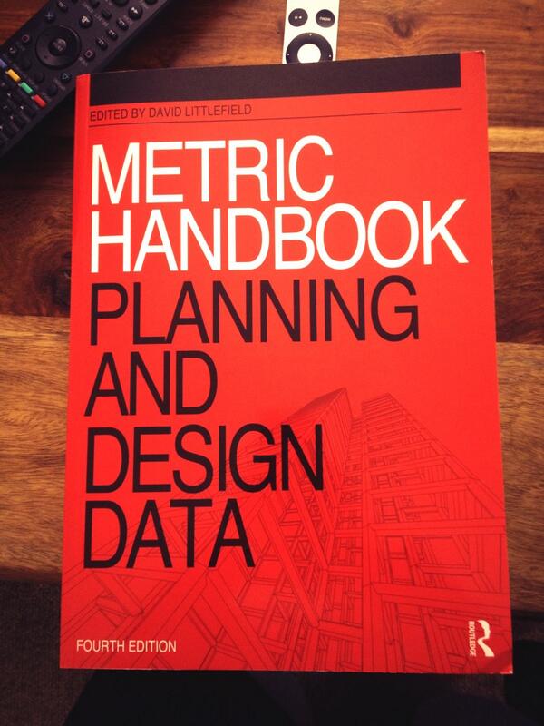 Happy this bible has finally arrived #metrichandbook #planninganddesign