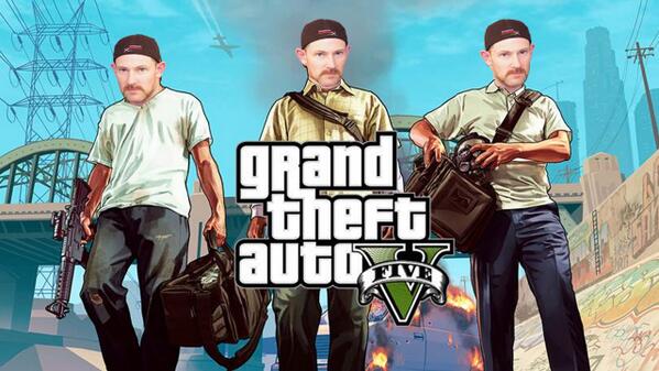 OcUk8PACK's tweet photo. 8PACK starring in Grand Theft Auto 5. #8PACK http://t.co/rPWDy6HvQa