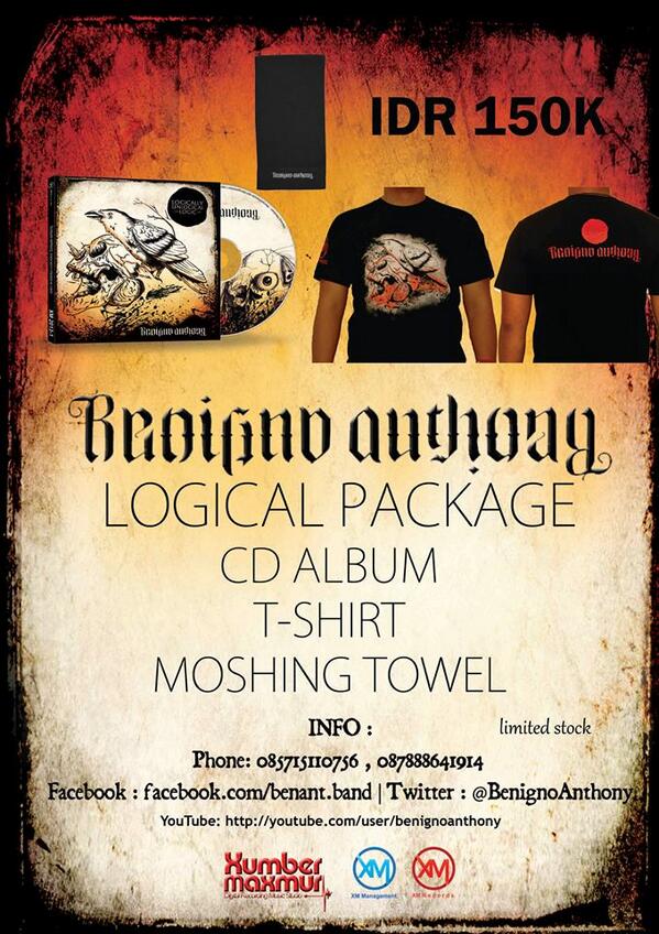 LOGICAL PACKAGE IDR 150K  CD Album+Tshirt+Moshing Towel   Order Now!! 085715110756 | 087888641914
