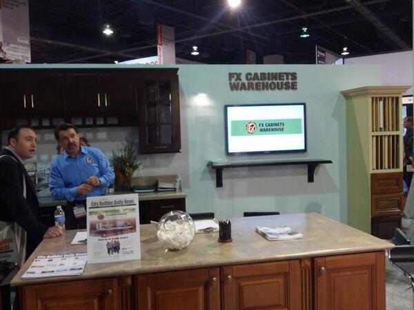 GreenBuildTalk's tweet image. #IBSVegas #CityBuilderDailyNews
Our Sales Manager, Ed Altuna with one of our clients-- #FXCabinetsWarehouse