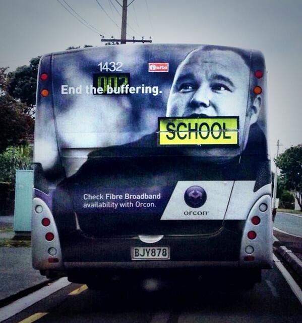 KimDotcom's tweet photo. I'm ending the buffering AND I bring your kids to school. Love me ;-) http://t.co/RPs0rXPilQ