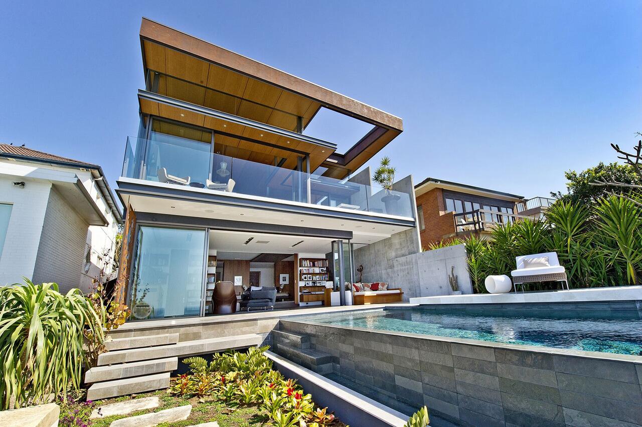 Дом Бронте (Bronte House) в Австралии от Rolf Ockert Design