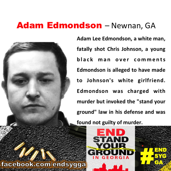 endsygga's tweet photo. Adam Edmondson insulted a man's girlfriend and then killed him #EndSYGga http://t.co/VL5JqVzsvS #Fight4AFuture