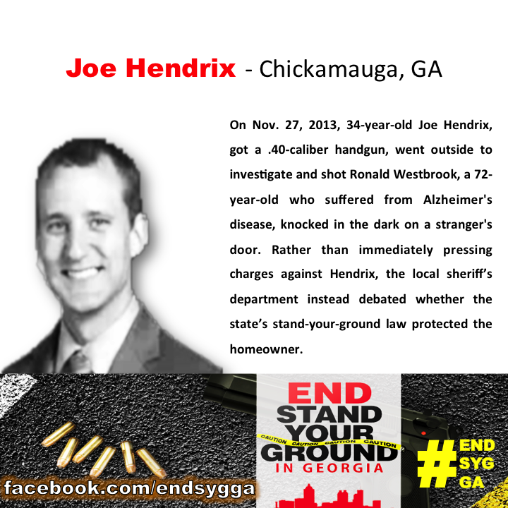 endsygga's tweet photo. Joe Hendrix still isn’t arrested all because of #StandYourGround #EndSYGga http://t.co/d3pjZbFJYy #Fight4AFuture