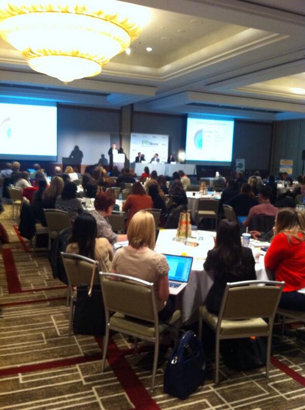 AdrennaA's tweet photo. Finally made it to the @PRNews digital summit... Speaking in a bit:) #digitalpr http://t.co/1UqfkVhp9Y