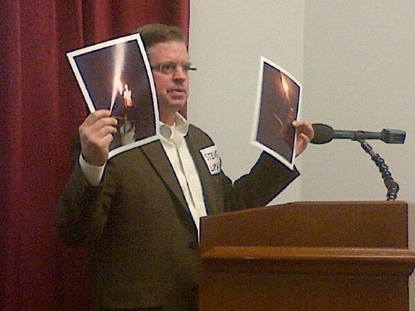 joshfoxfilm's tweet photo. Steve Lipsky shows his burning water at our briefing in Congress. We are asking Pres Obama for a mtg. EPA has refused http://t.co/ecGLD1onMK
