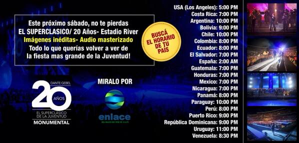lilianagebel's tweet photo. El sábado 8 de febrero, vuelve a vivir el #SC2013 por @enlacetv http://t.co/qkIaEMYNUX