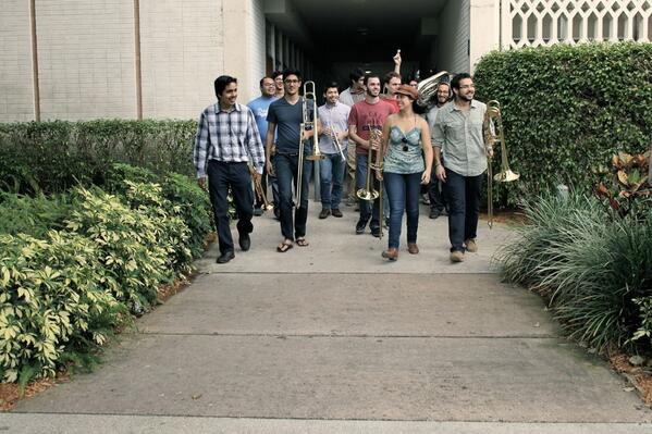 BrassBrew's tweet photo. "A band that walks and laughs together, stays together." #brassbrew #madeupquote #brassband #music http://t.co/FgVIFqvin7