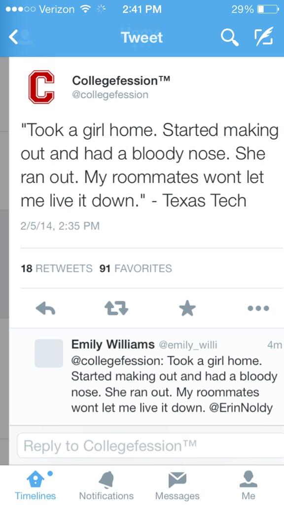 finleyrusty's tweet photo. Why'd you have to lie and say you go to Texas Tech? @valleyswag408 http://t.co/mBJKRc7LGa