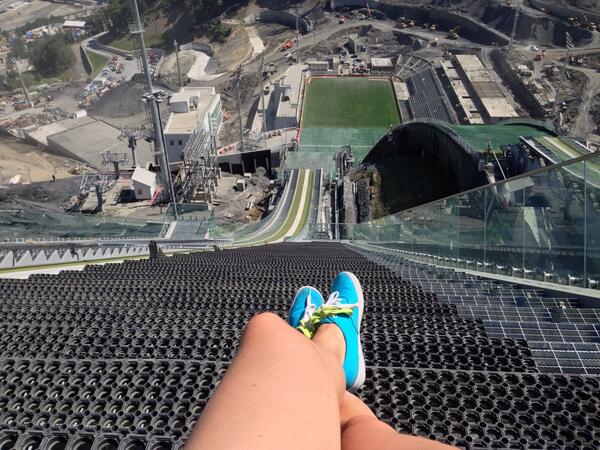 ProblemsSochi's tweet image. View from the top of the Olympic ski jump
#ProblemsSochi #Sochi2014 #Sochi