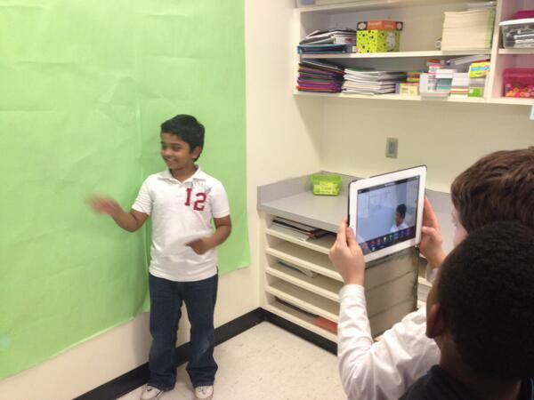 techatmorehead's tweet image. 3rd grade students teaching math with #touchcast and #greenscreen #dlday @cmstothecore @techystacey #cmsk12chat