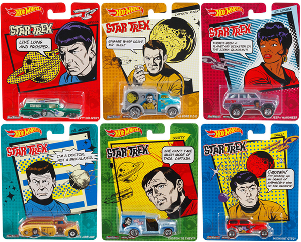 StarTrek's tweet photo. Which of these #startrek @Hot_Wheels is your favorite? http://t.co/u85erg0KBd