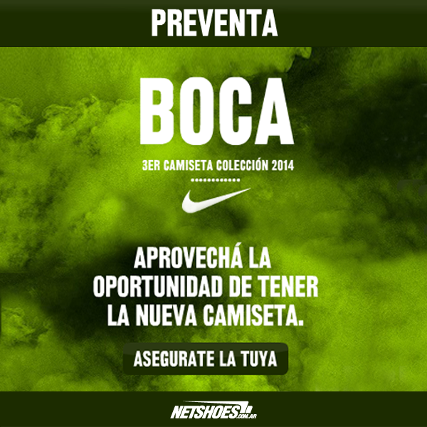 Preventa Netshoes de la nueva camiseta alternativa de Boca. Aseguratela: netsho.es/1ke3mv2 @nikefutbol_ar