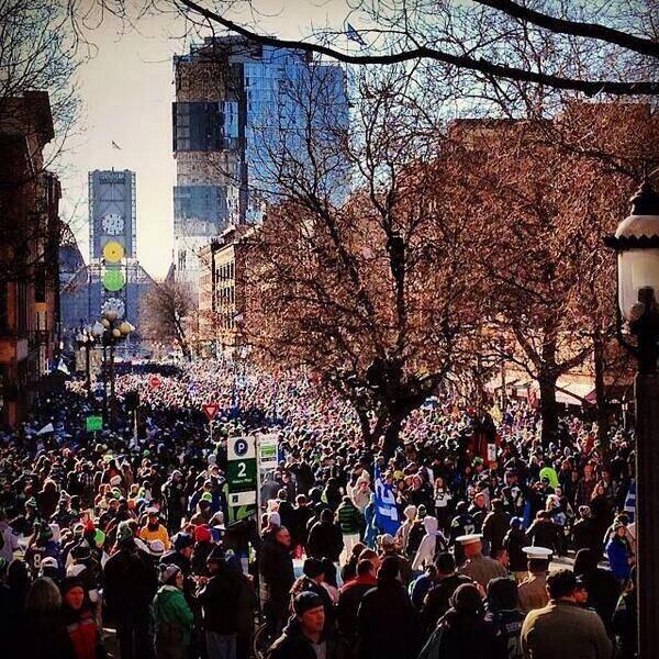 Party in #Seattle!! Go Seahawks... Super Bowl Champs!! #seahawksparade